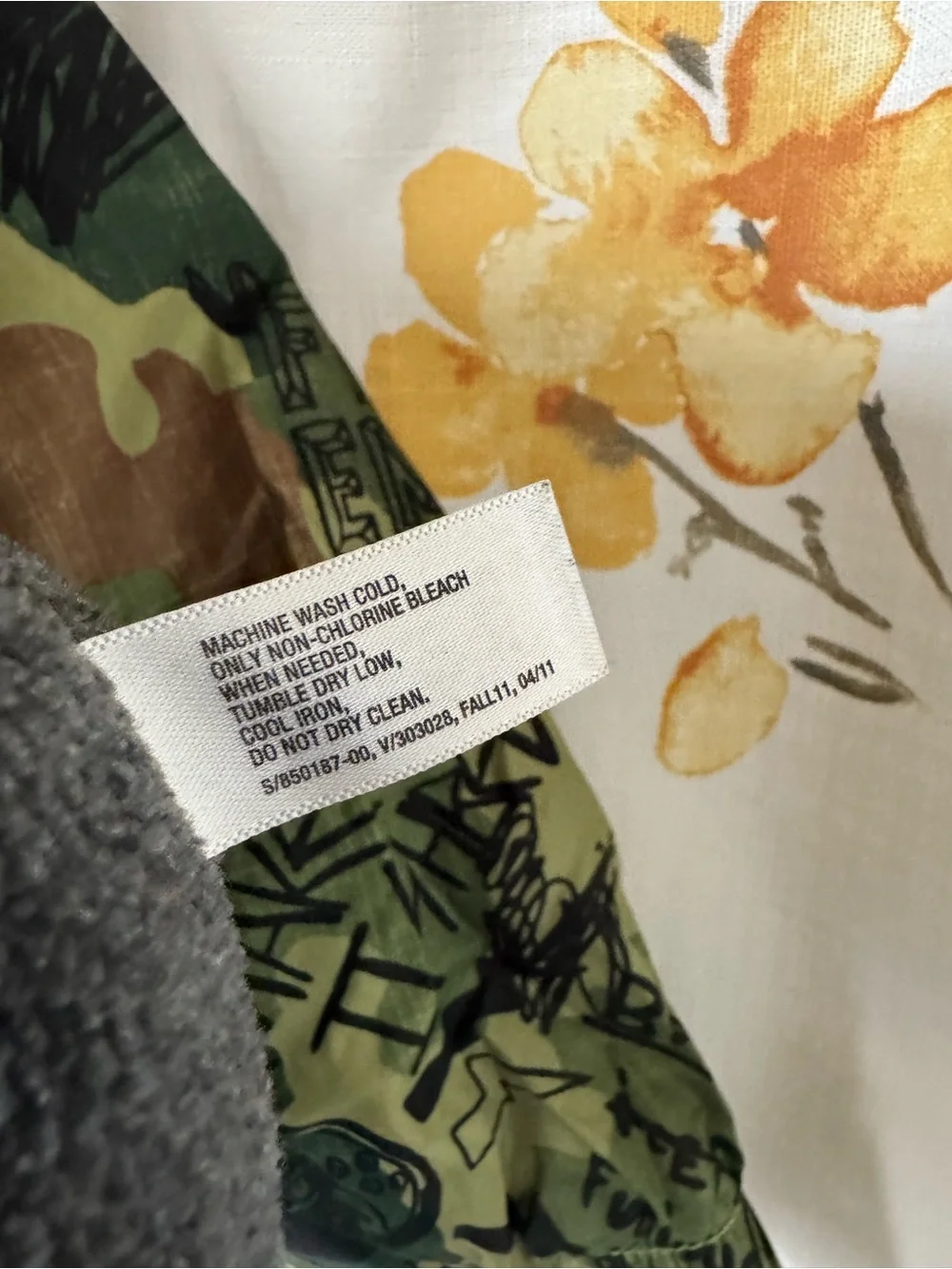 Baby Gap Camo Fleece Lined Jacket